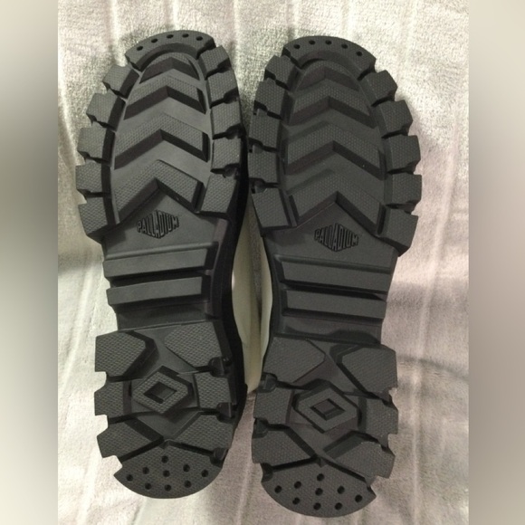 Palladium Women’s Revolt HI TX Platform Canvas Star White Boots Size 8 - Picture 6 of 12